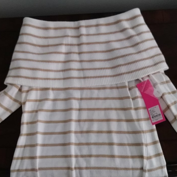 Lilly Pulitzer $138 striped off shoulder top nwt - Picture 3 of 8